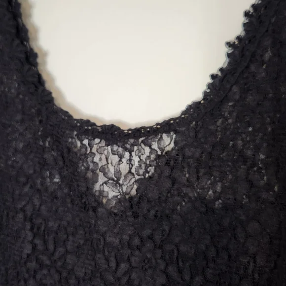 Express lace front v back tank black large - Picture 9 of 16